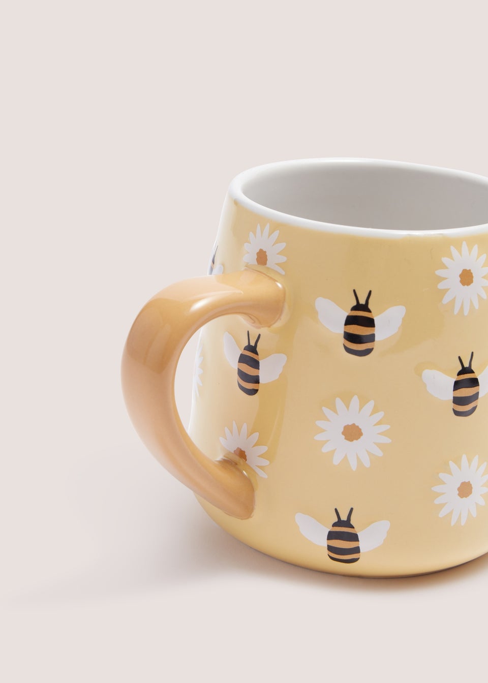 Yellow Bee Daisy Mug (9cm x 7.5cm)