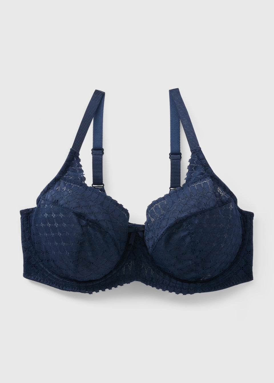 Navy Stretch Lace DD+ Bra