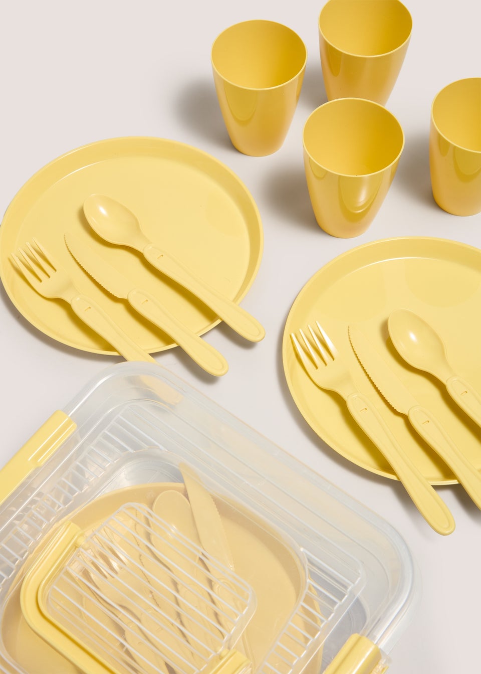 Outdoor Complete picnic set yellow