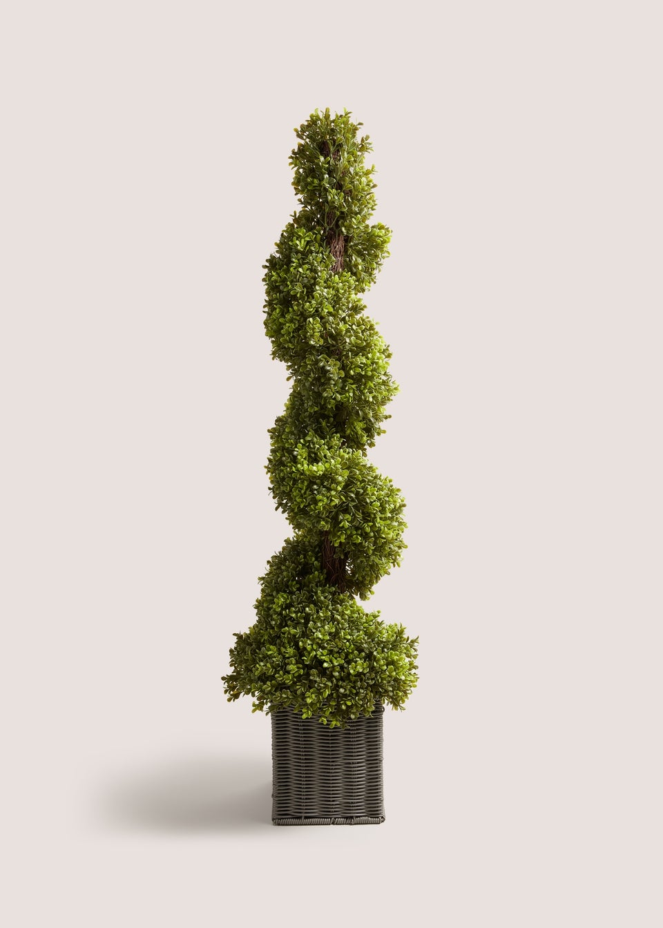 Grey Spiral Topiary (24cm x 24cm x 113cm)