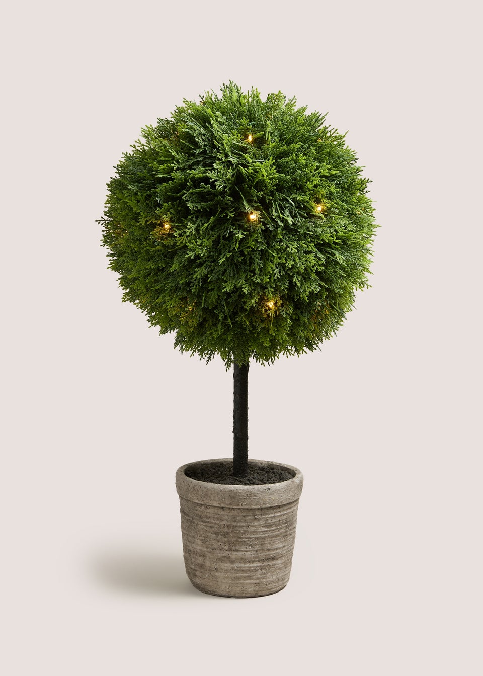 Pre Lit Topiary Ball  (38.1x 38.1x 71.12cm)
