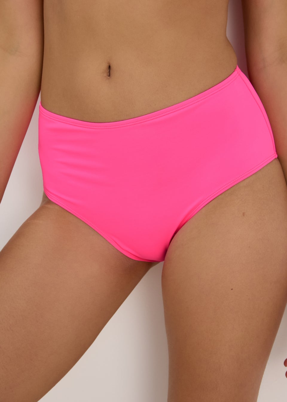 Plain Bikini Briefs Pink