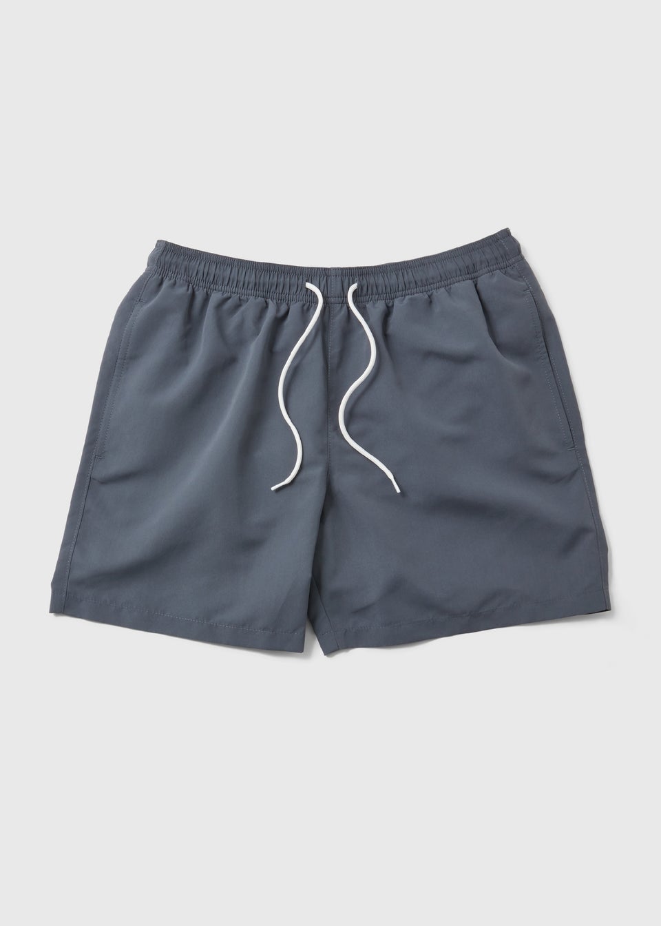 Grey Plain Swim Shorts
