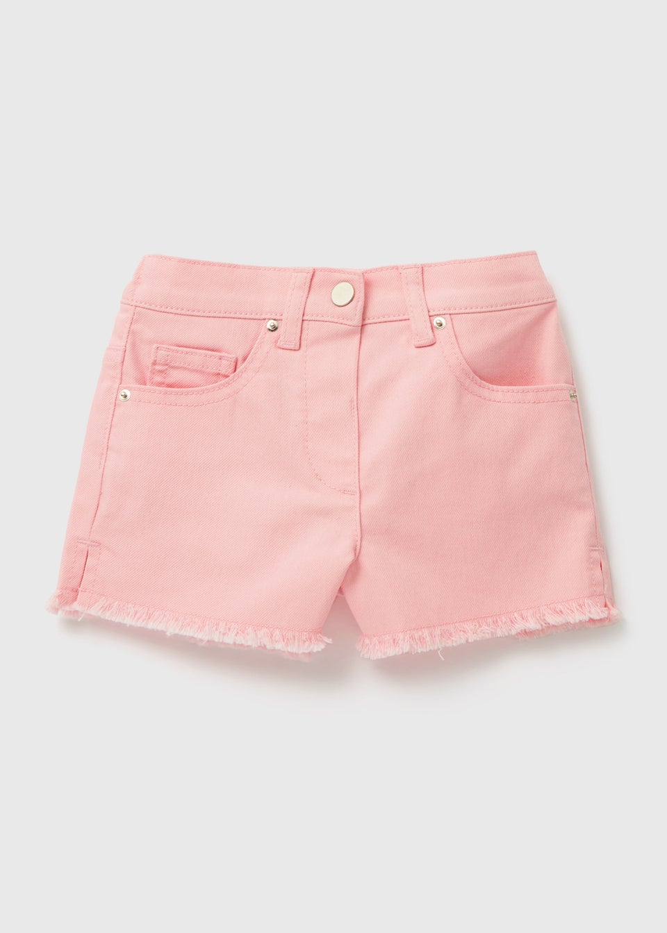 Girls Pink Denim Shorts (1-7yrs)
