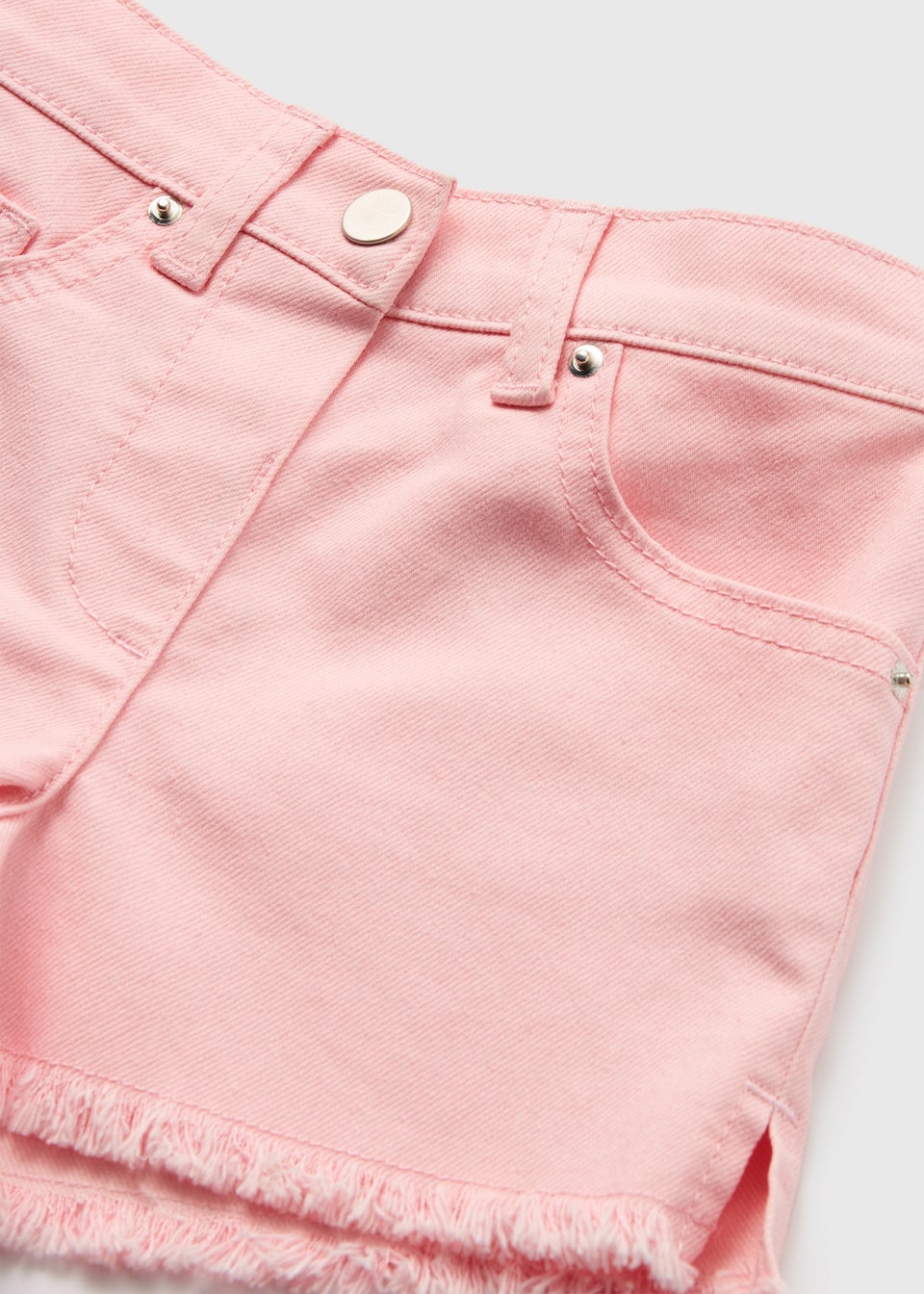 Girls Pink Denim Shorts (1-7yrs)