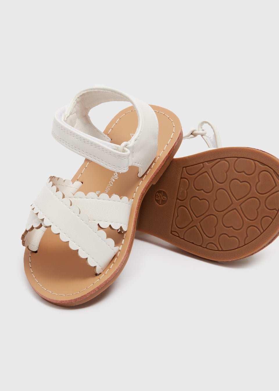 Kids White Sandals (Younger 4-9)