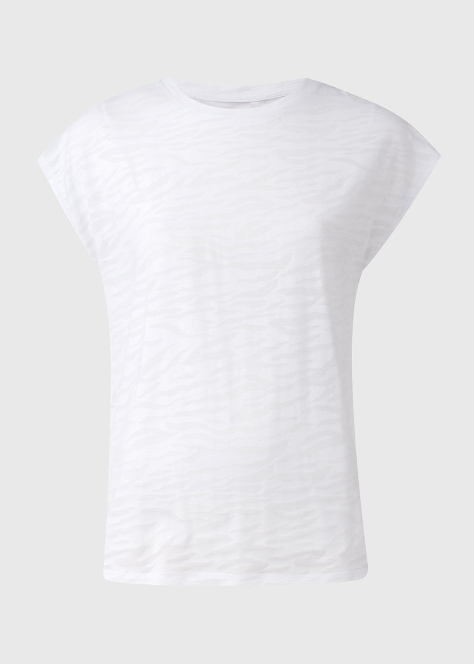 Souluxe White Burnout T-Shirt