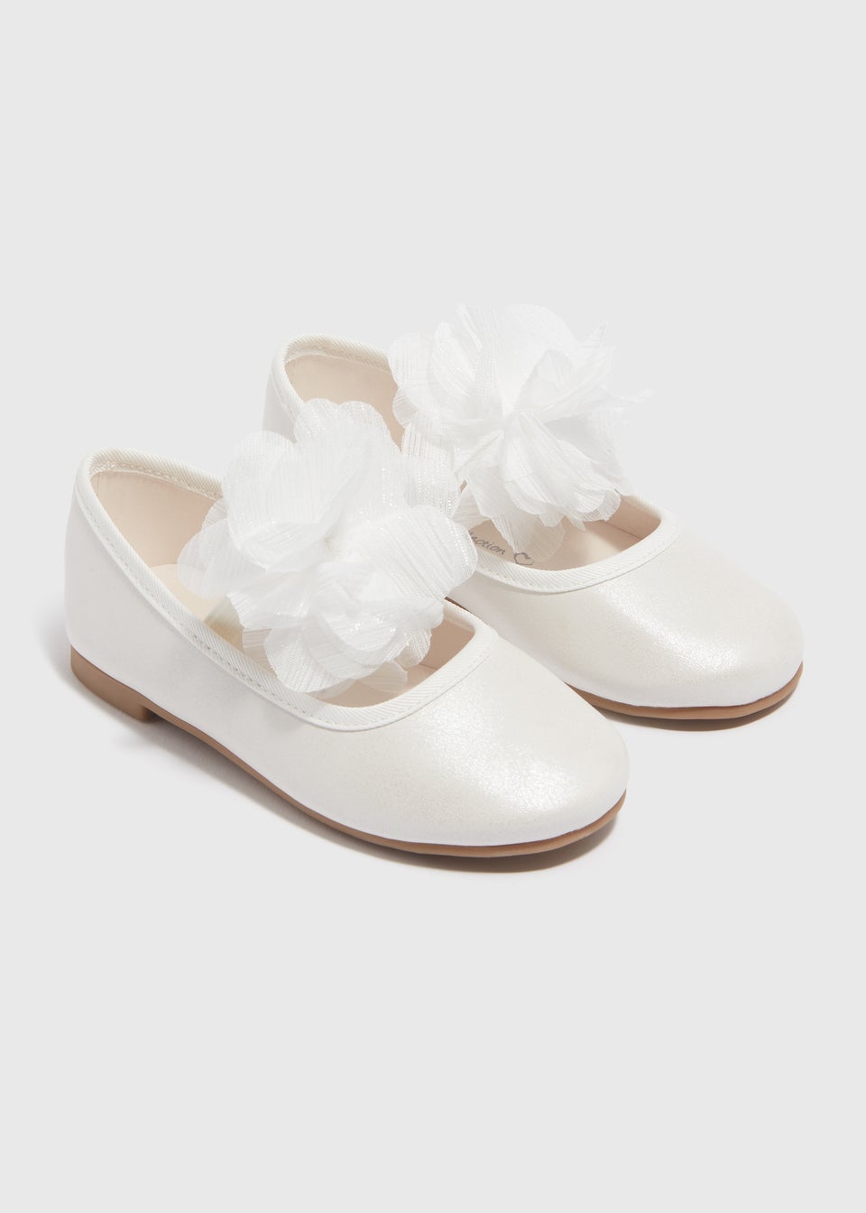 Girls White Ballet Sandals (Younger 4-9)