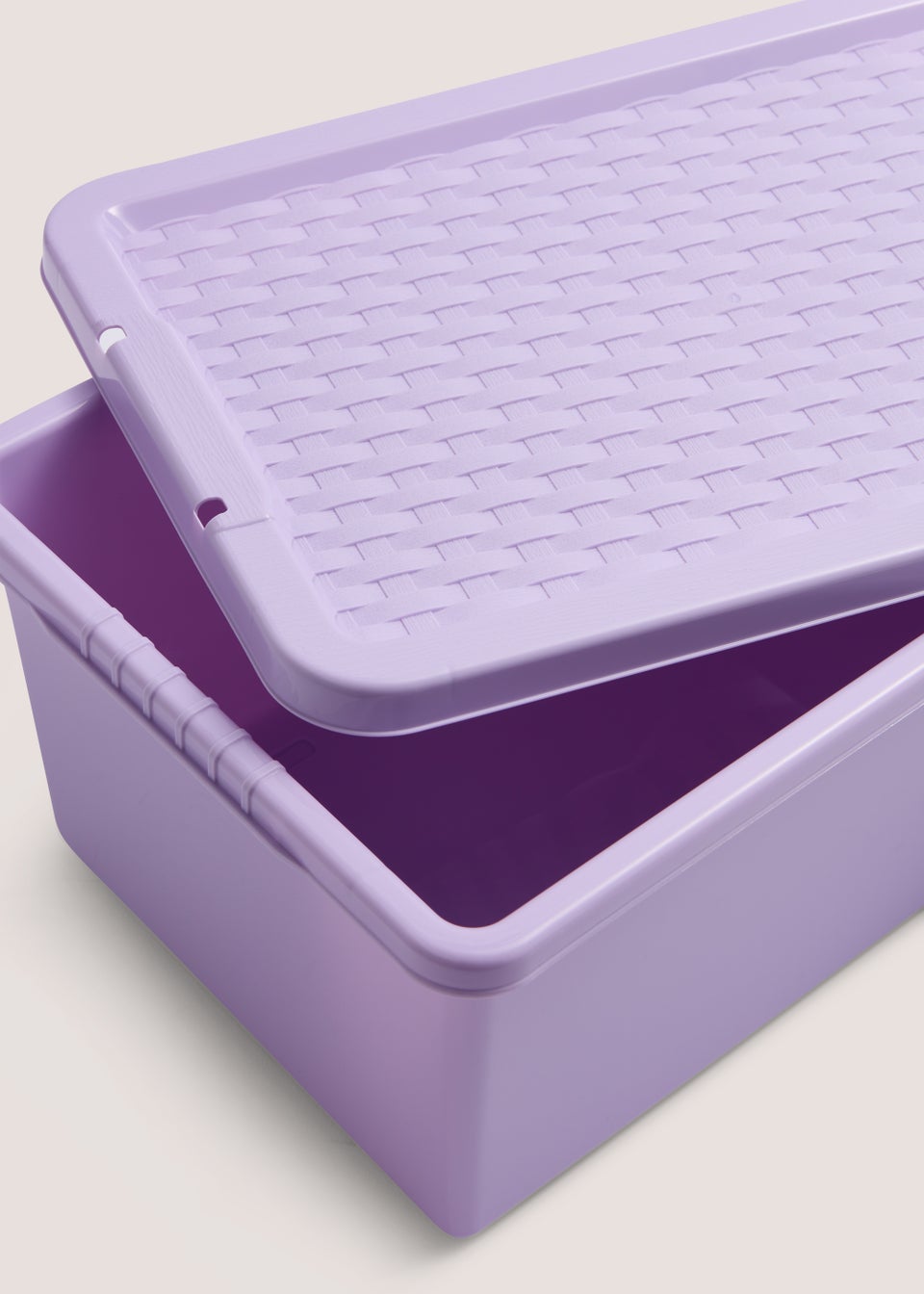 Purple Rattan Storage Box (12L)