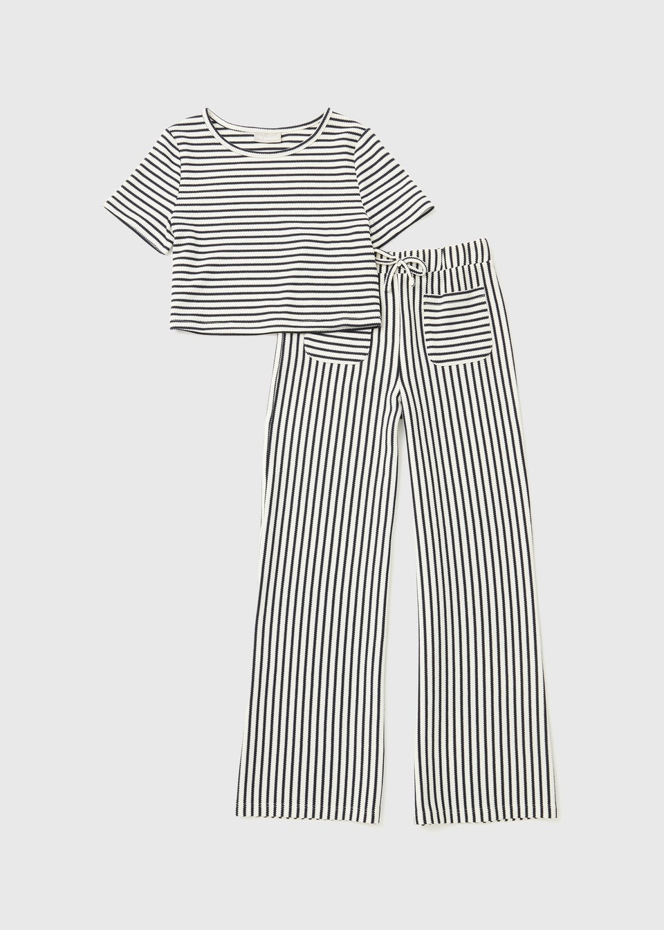 Striped discount pants girls