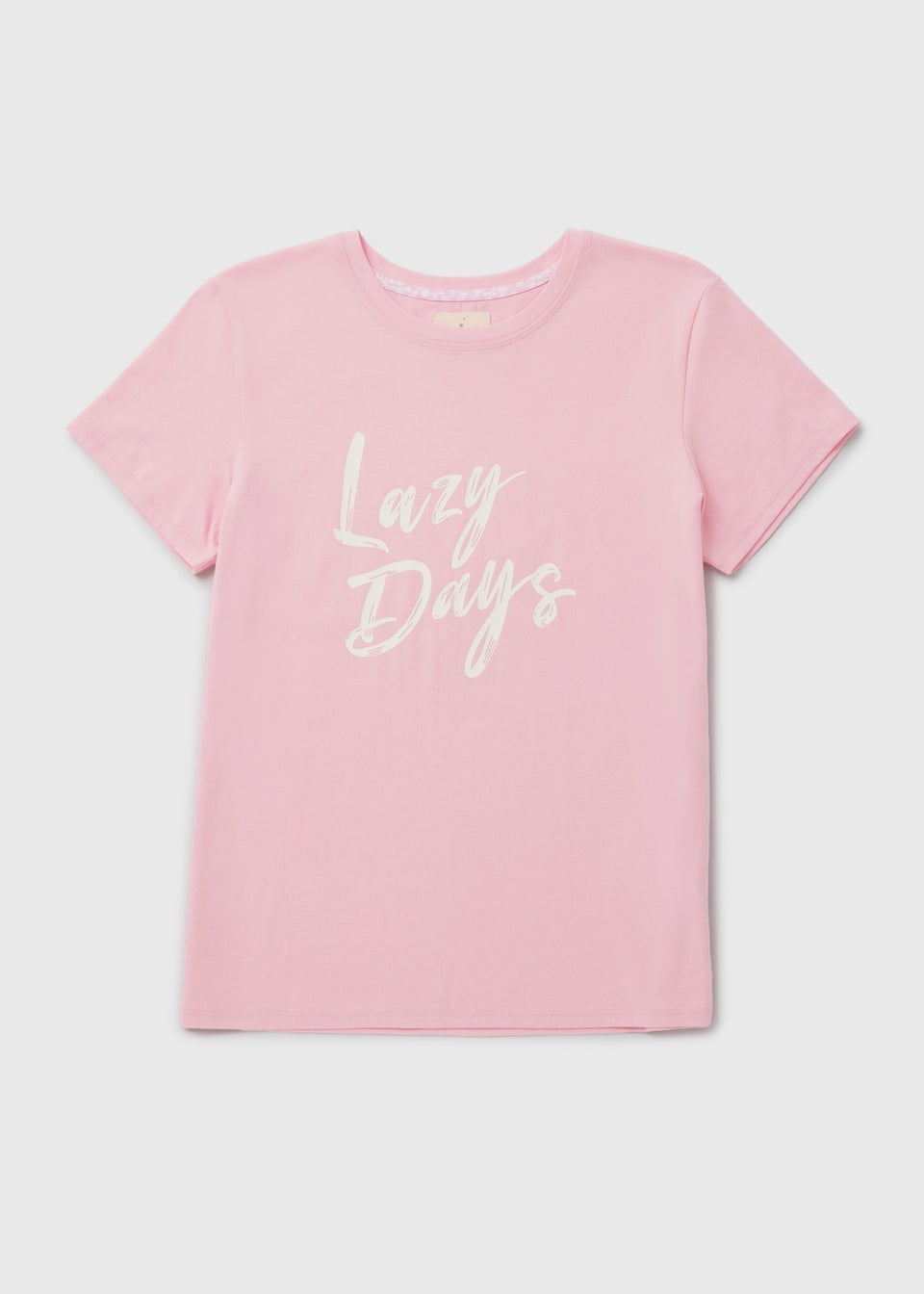 Pink Lazy Days Pyjama T-Shirt
