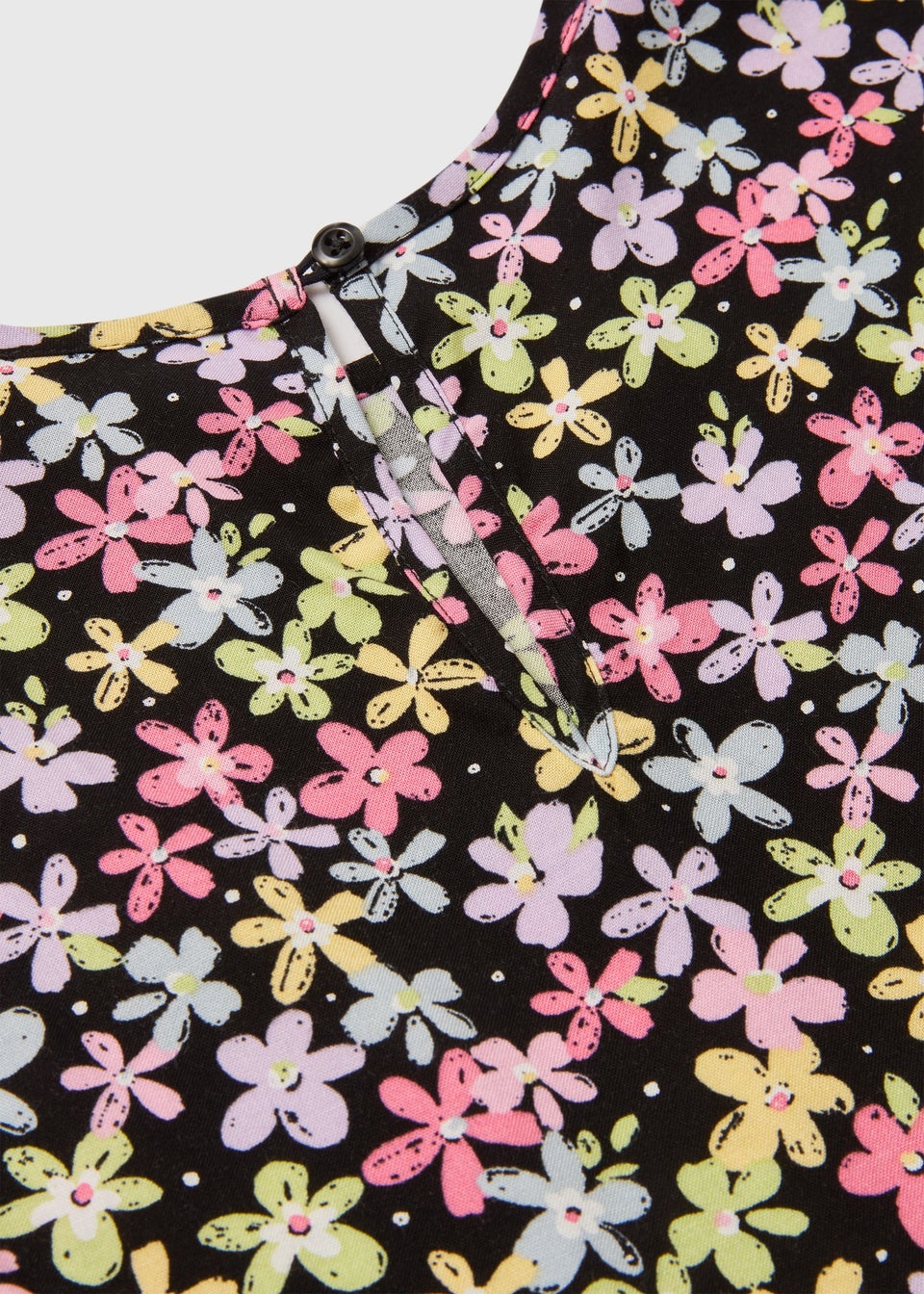 Girls Multicoloured Floral Viscose Dress (7-13yrs)