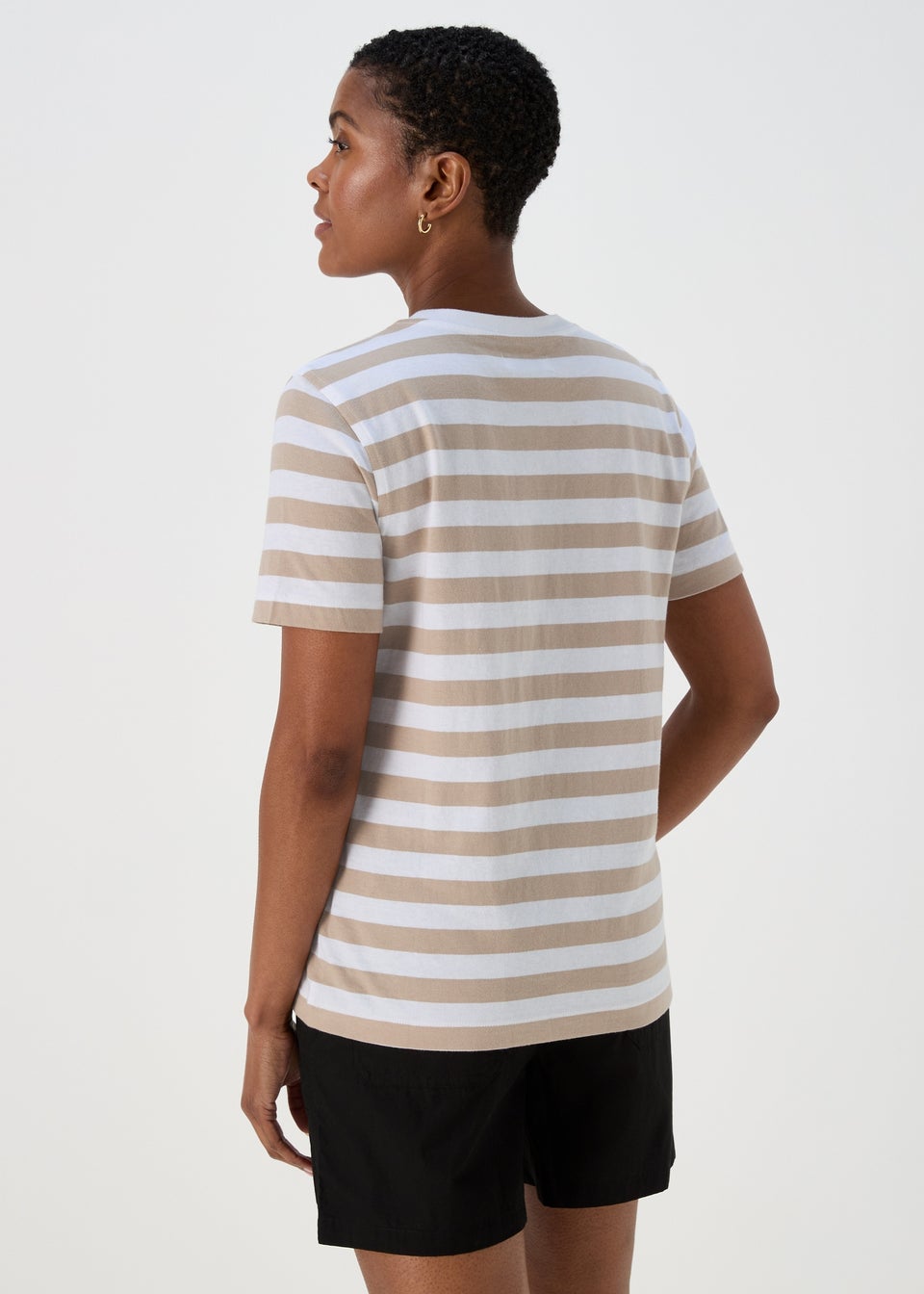 Beige Stripe T-Shirt