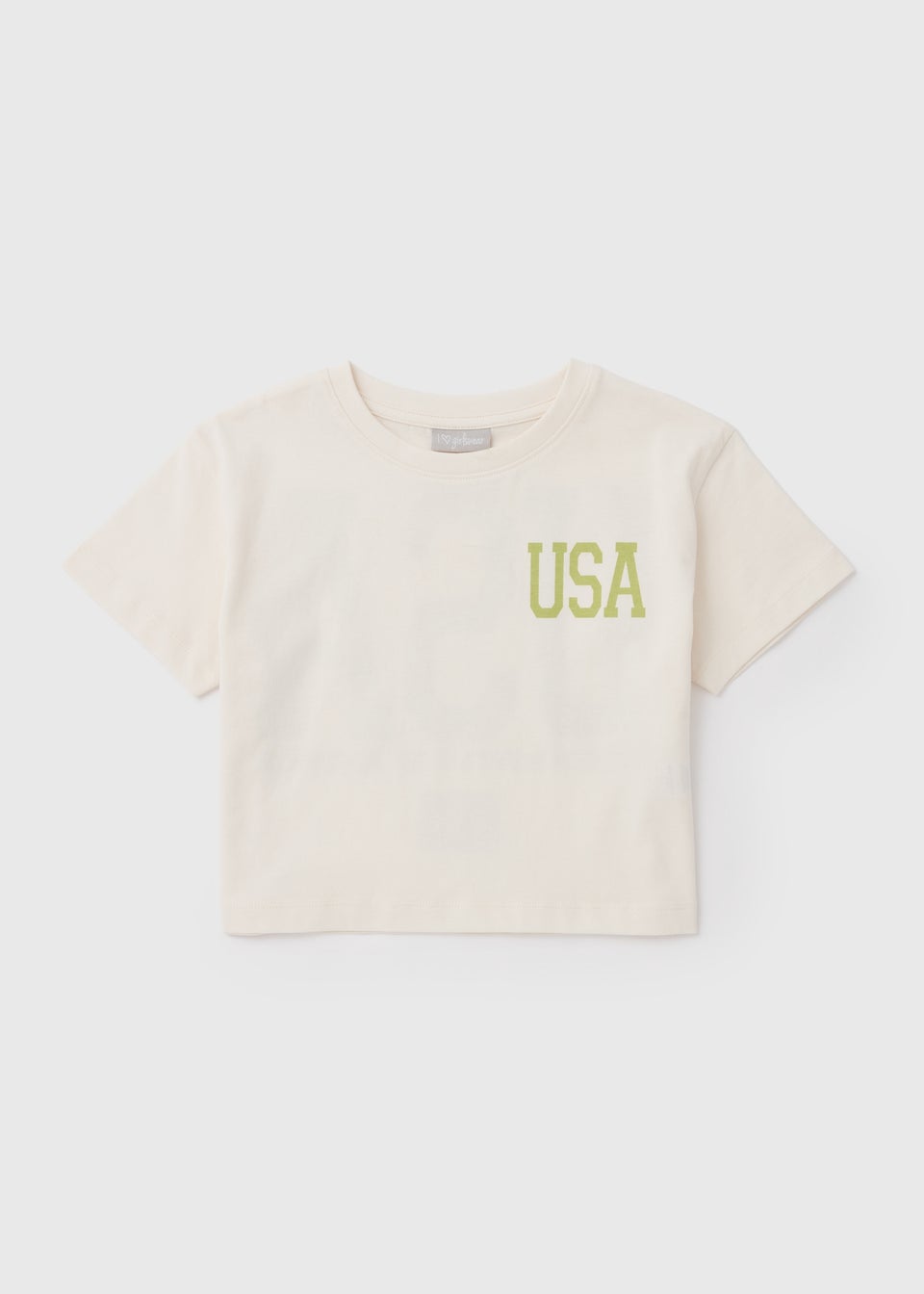 Girls Stone USA Oversized T-Shirt (7-15yrs)