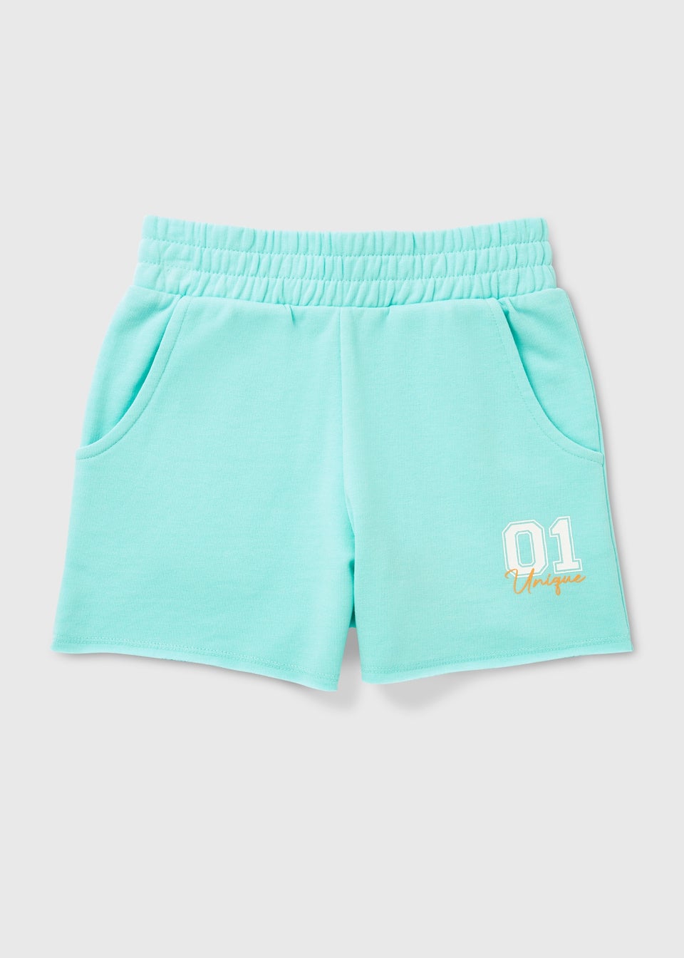 Girls Aqua Boxer Shorts (7-15yrs)