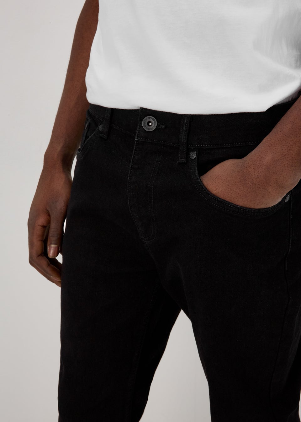 Black Stretch Slim Fit Jeans
