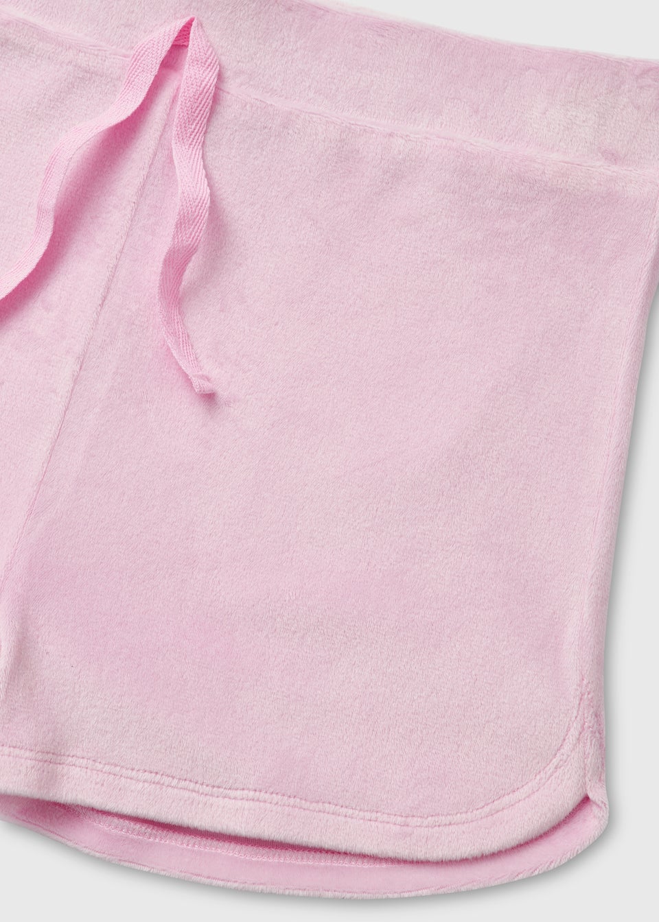 Girls Pink Velour Shorts (7-15yrs)