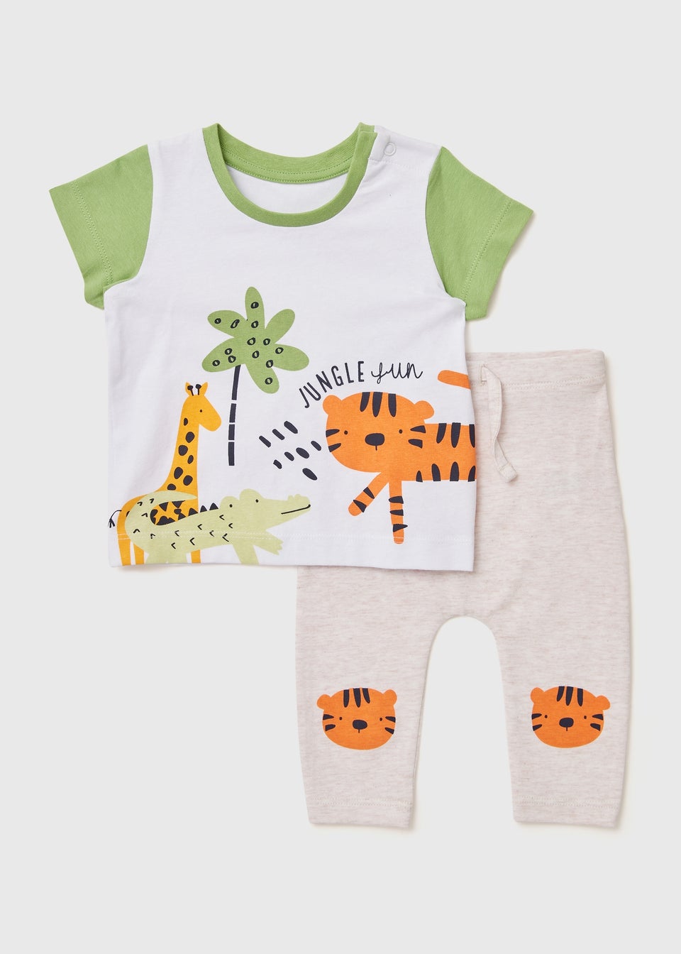 Multicoloured Jungle Jersey Set (Newborn-23mths)