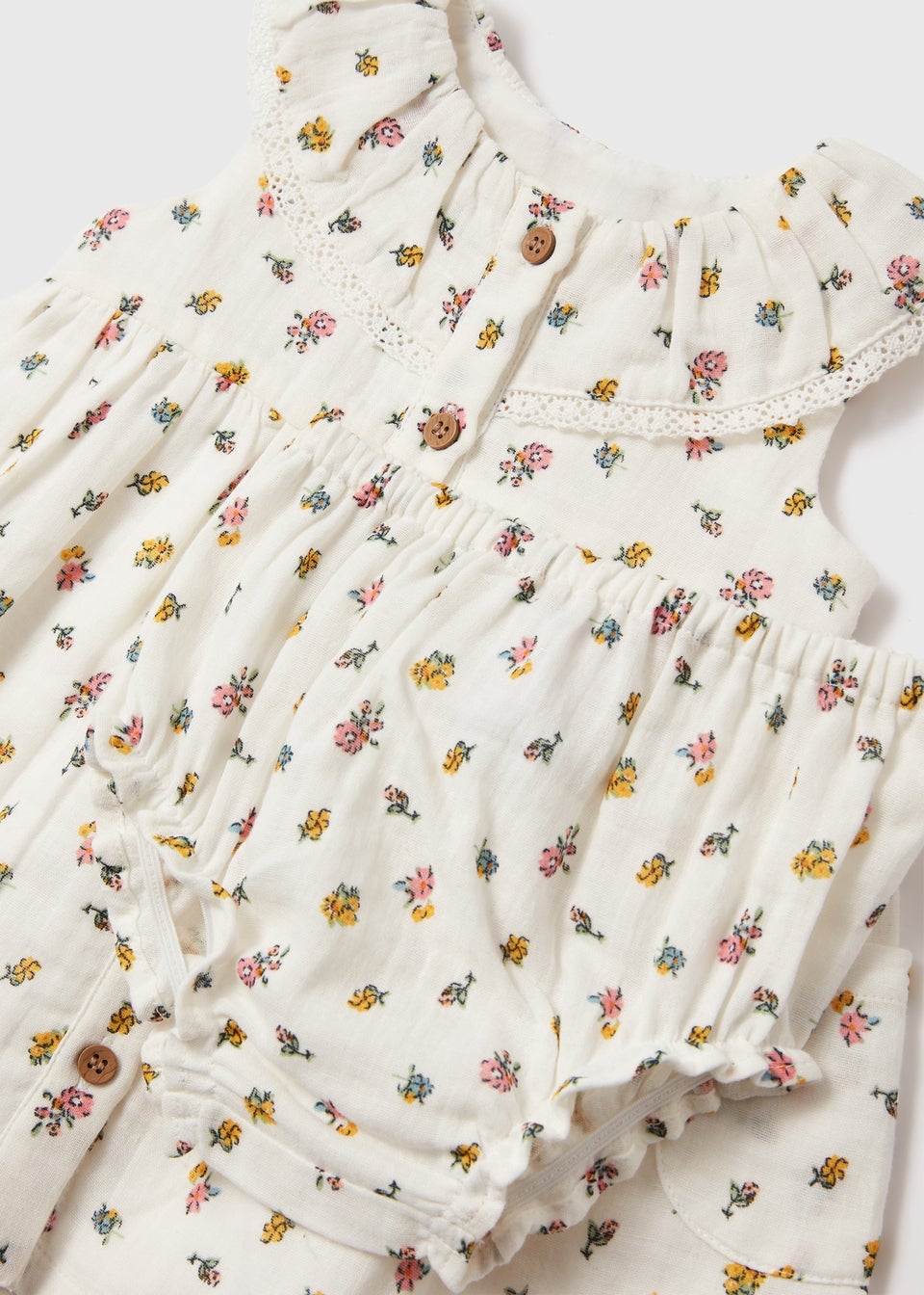 Baby Cream Dress & Knickers Set (Newborn-23mths)