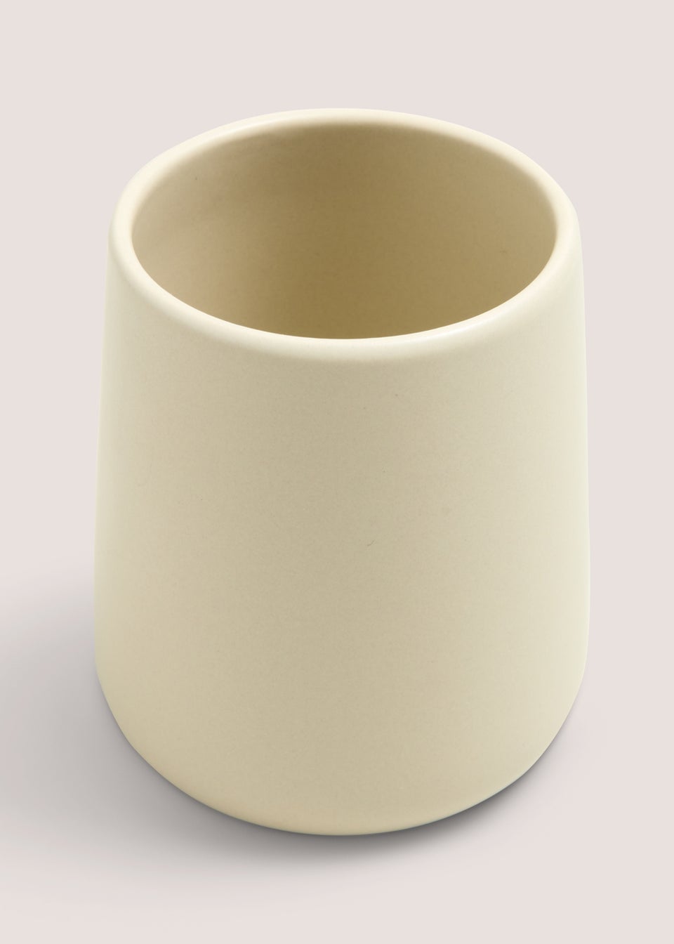 Beige Modern Ceramic Tumbler (7.5cm x 11cm)