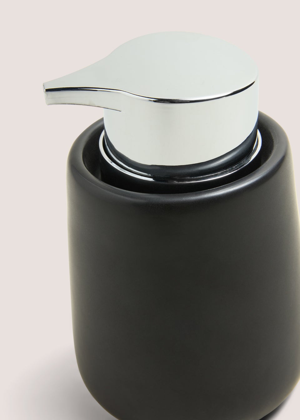 Black Ceramic Soap Dispenser
