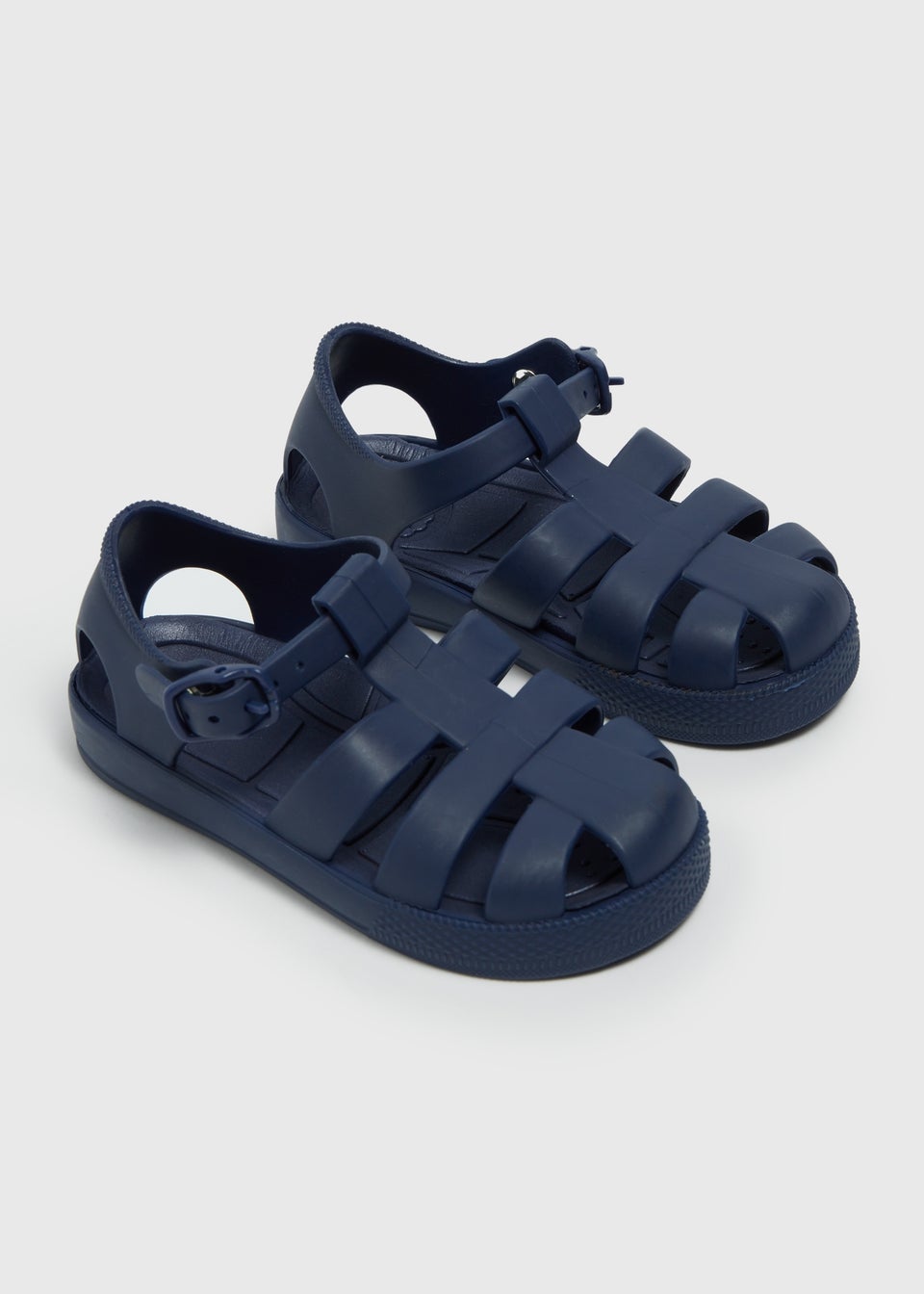 Boys Navy Jelly Sandals (Younger 4-12)