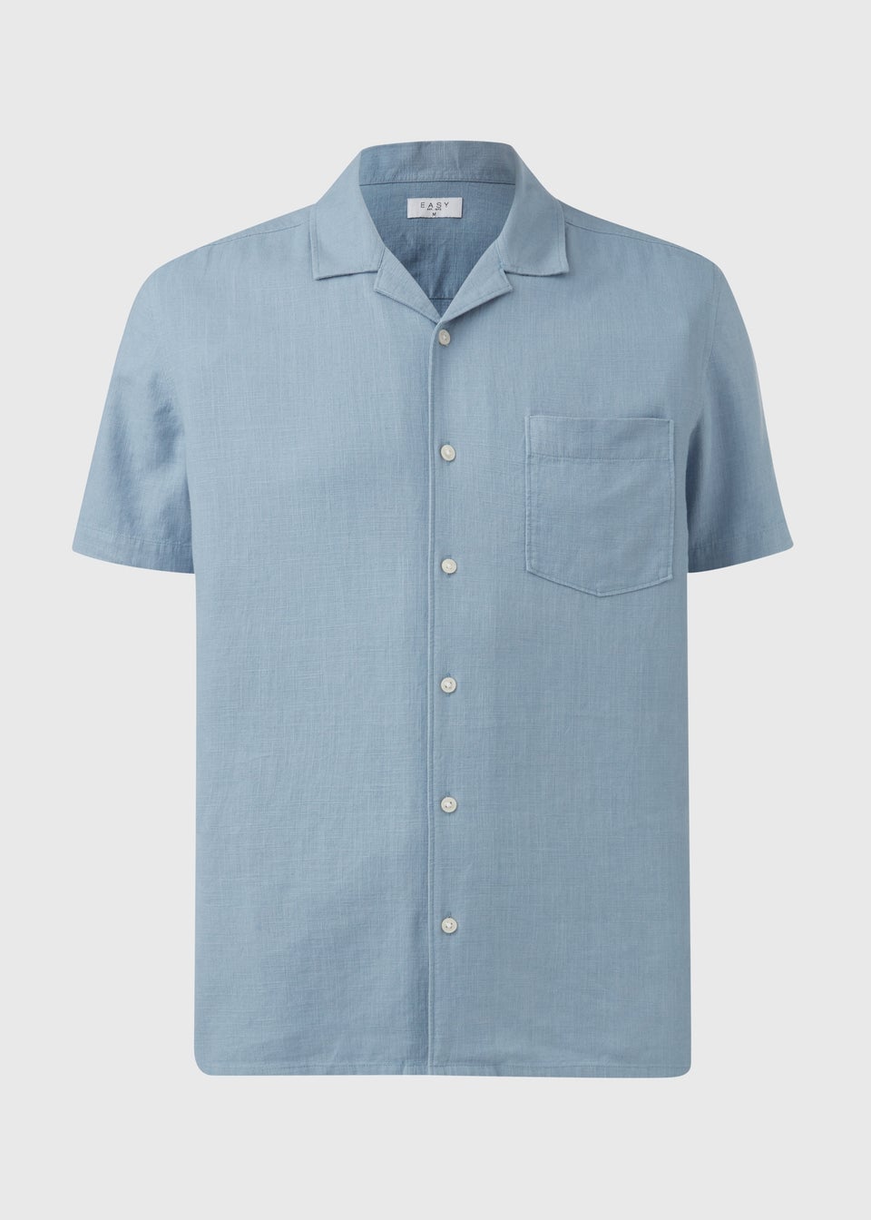 Blue Linen Viscose Shirt
