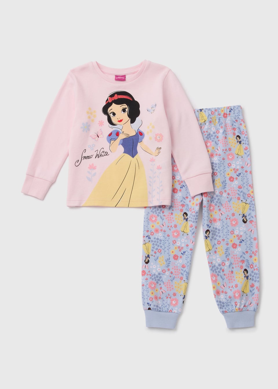Disney Kids Pink & Blue Snow White Pyjama Set (9mths-7yrs)