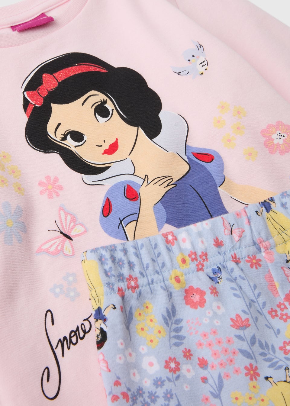Disney Kids Pink & Blue Snow White Pyjama Set (9mths-7yrs)