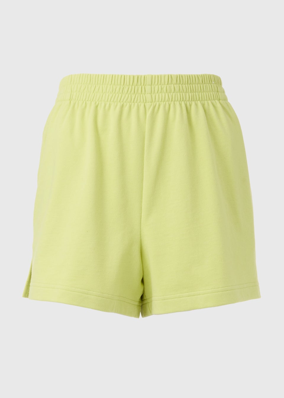 Lime Basic Shorts