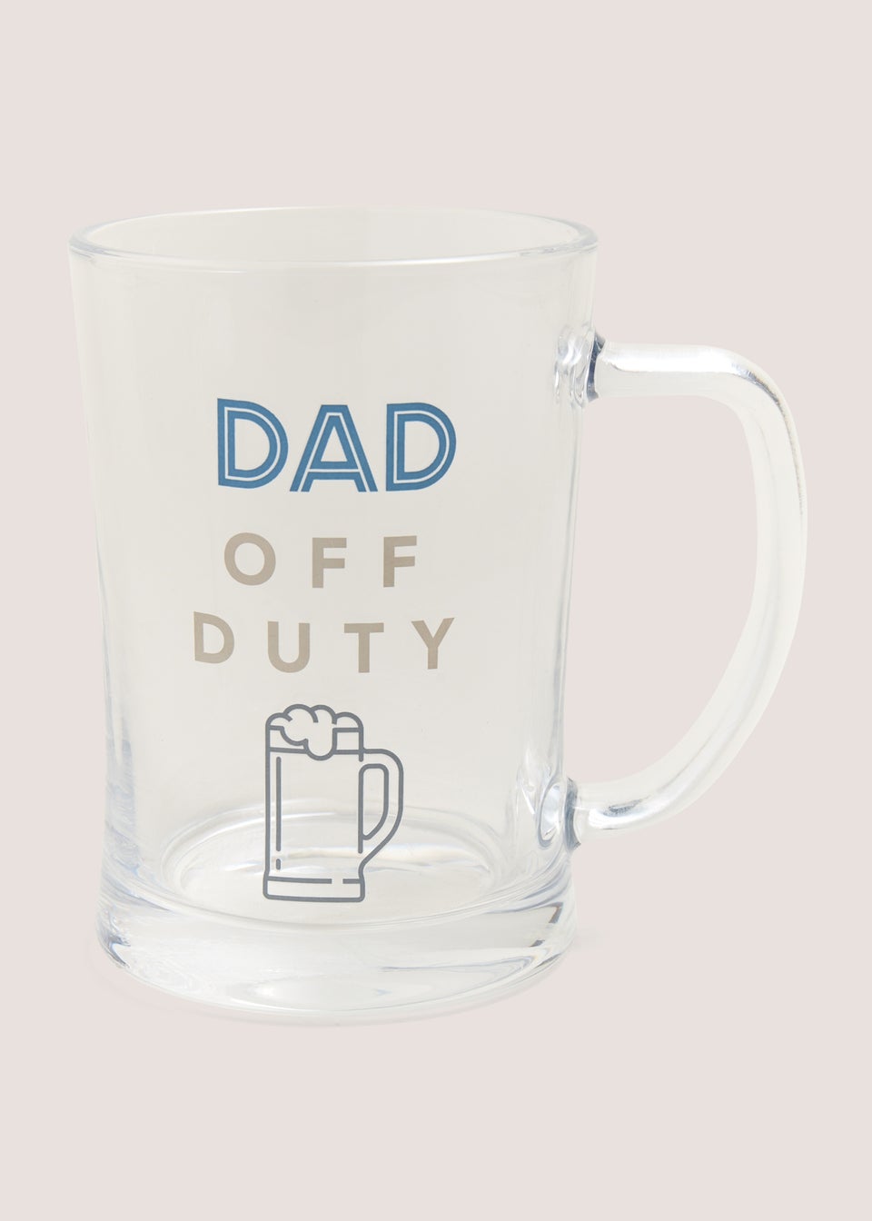 Dad Father's Day Beer Glass (10.2cm x 14cm)
