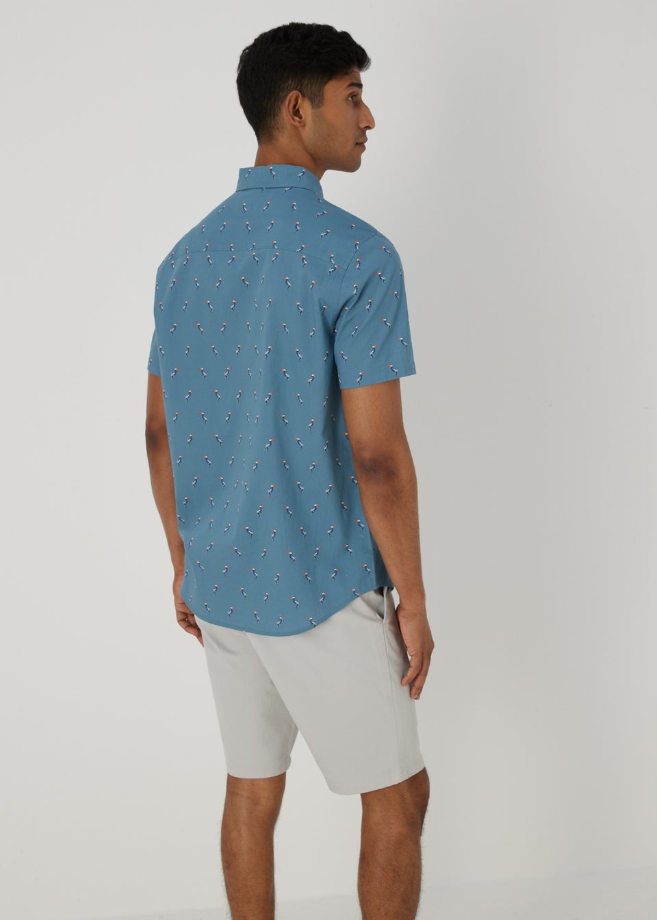Blue Toucan Short Sleeve Shirt
