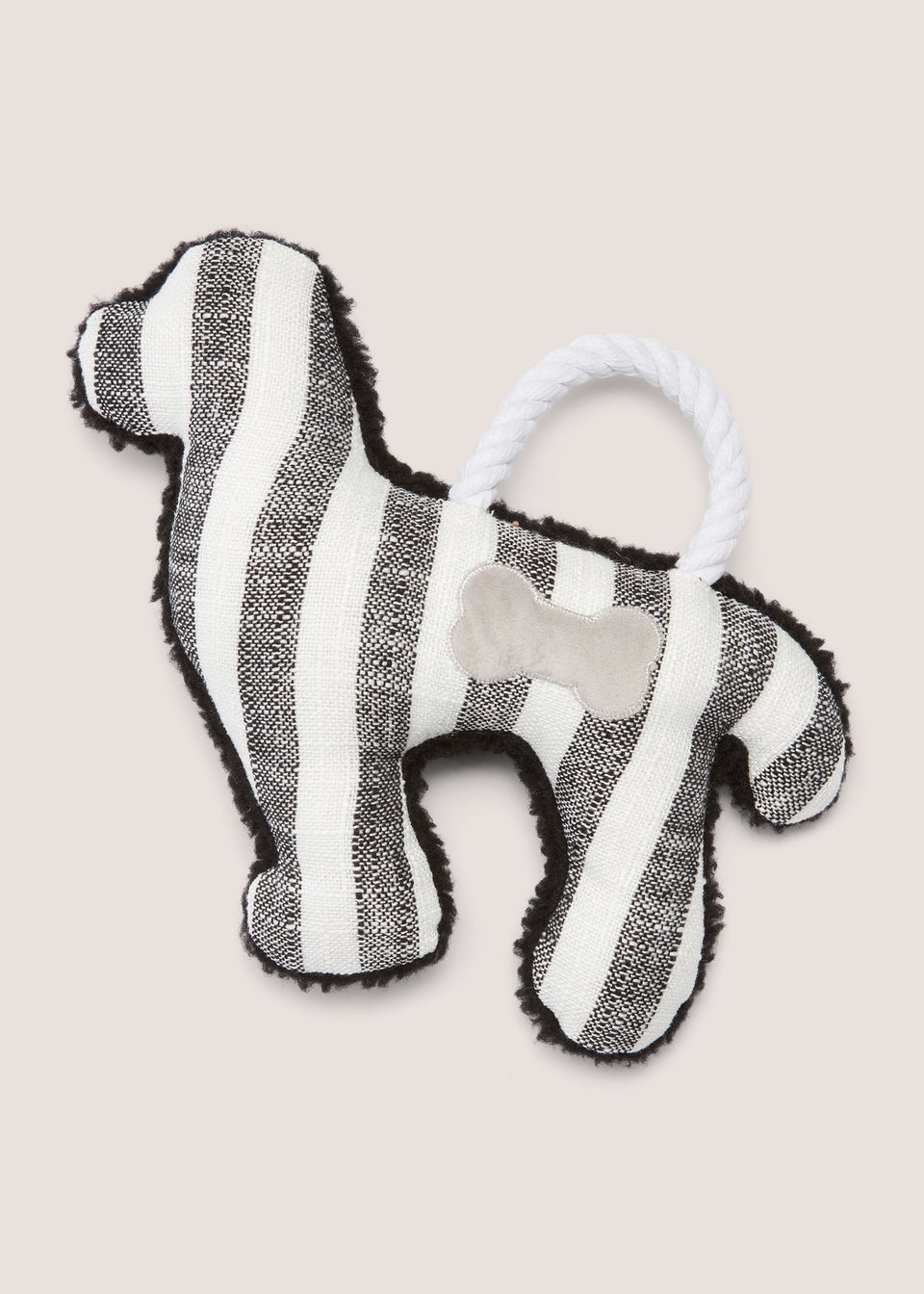 Black Stripe Dog Toy (22cm x 22cm)