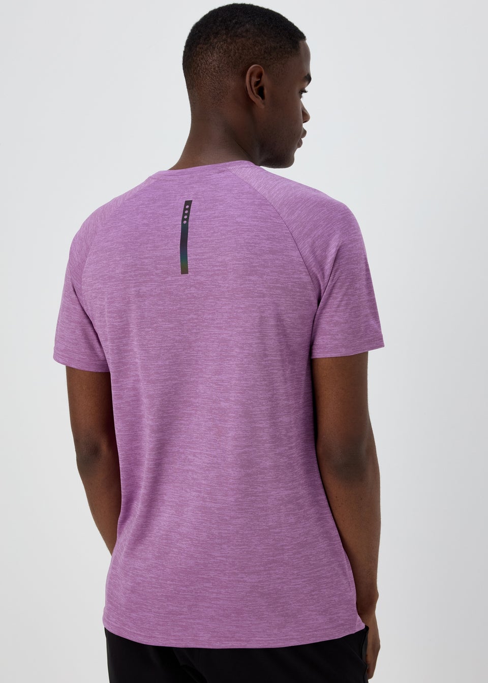 Souluxe Purple Basic Dual Tone T-Shirt