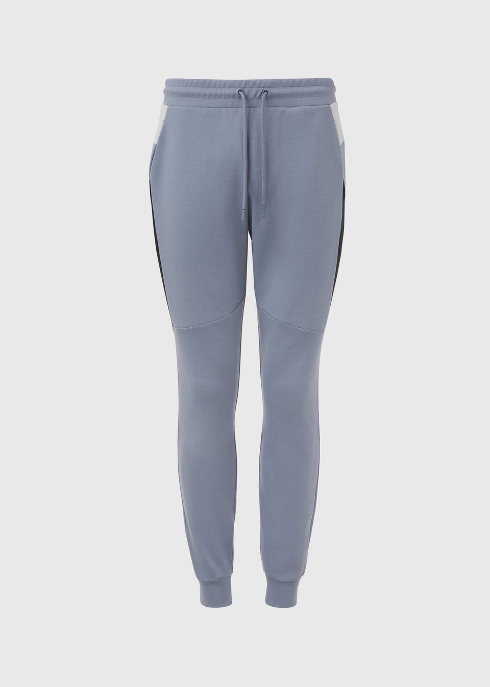 Blue Panelled Joggers