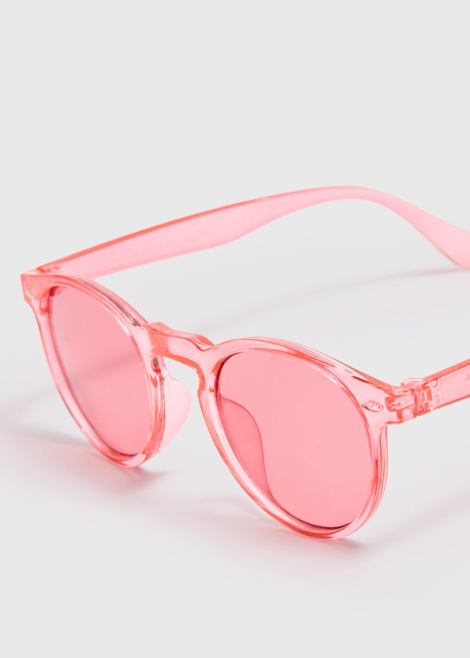 Girls Pink Round Lens Sunglasses