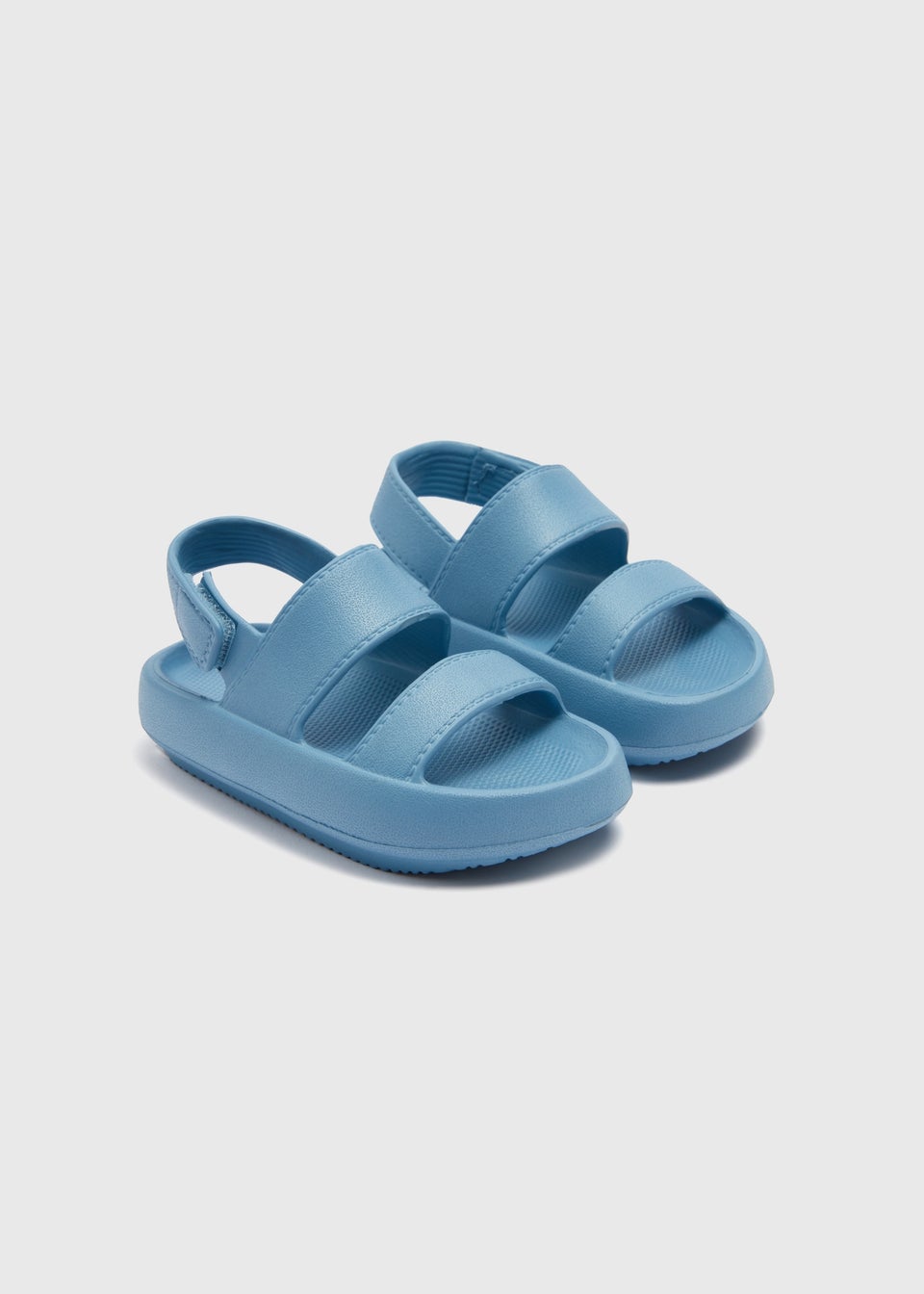 Boys Blue Strap Cloud Sliders (Younger 4-12yrs)