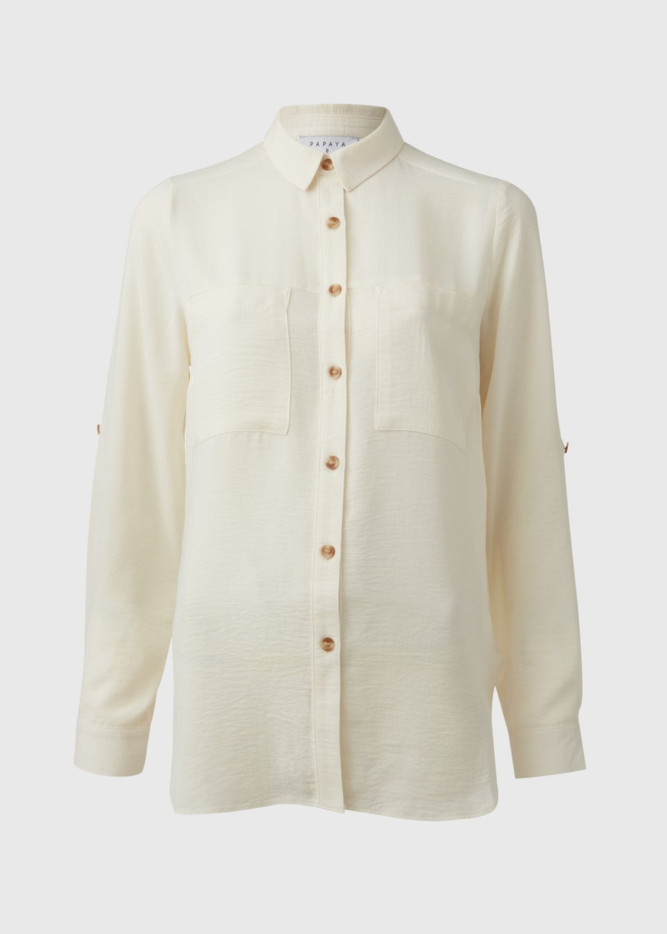 Cream Utility Airflow Long Sleeve Shirt