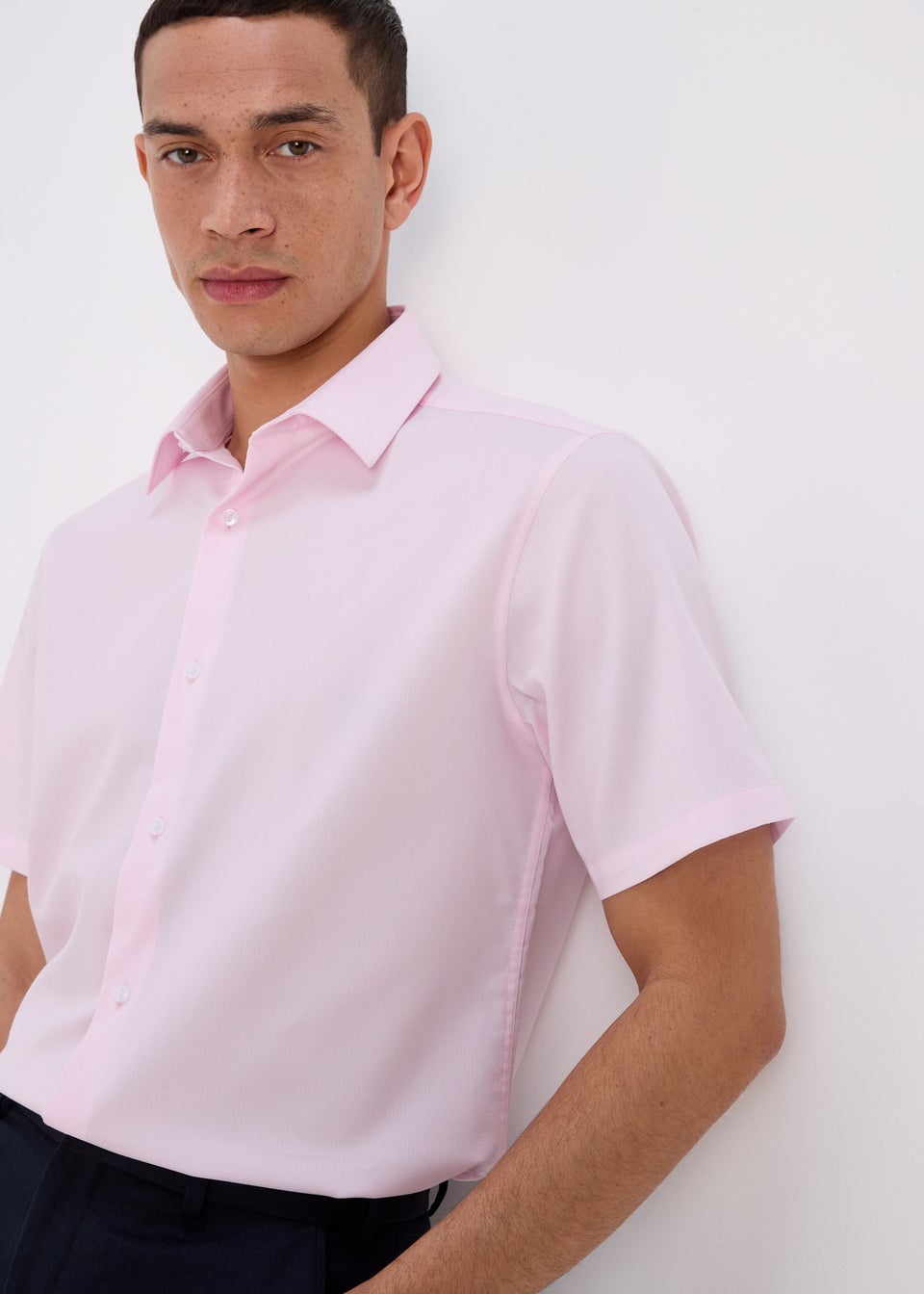 Taylor & Wright Pink Textured Shirt