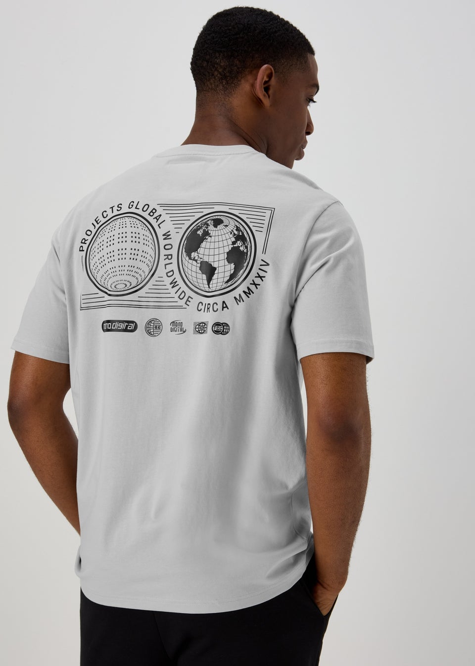 US Athletic Grey Graphic T-Shirt
