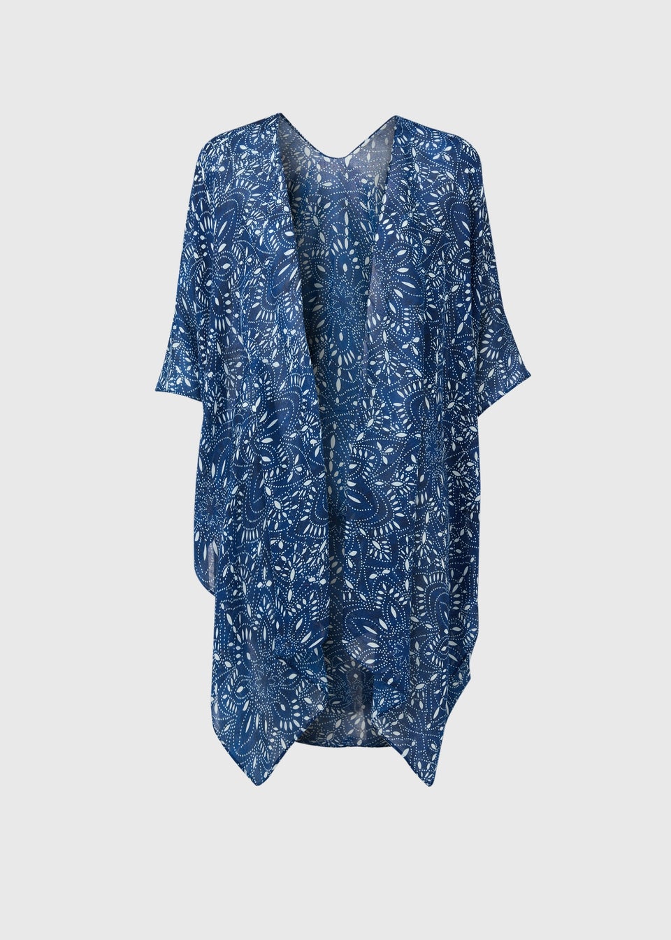 Blue Dotty Kimono