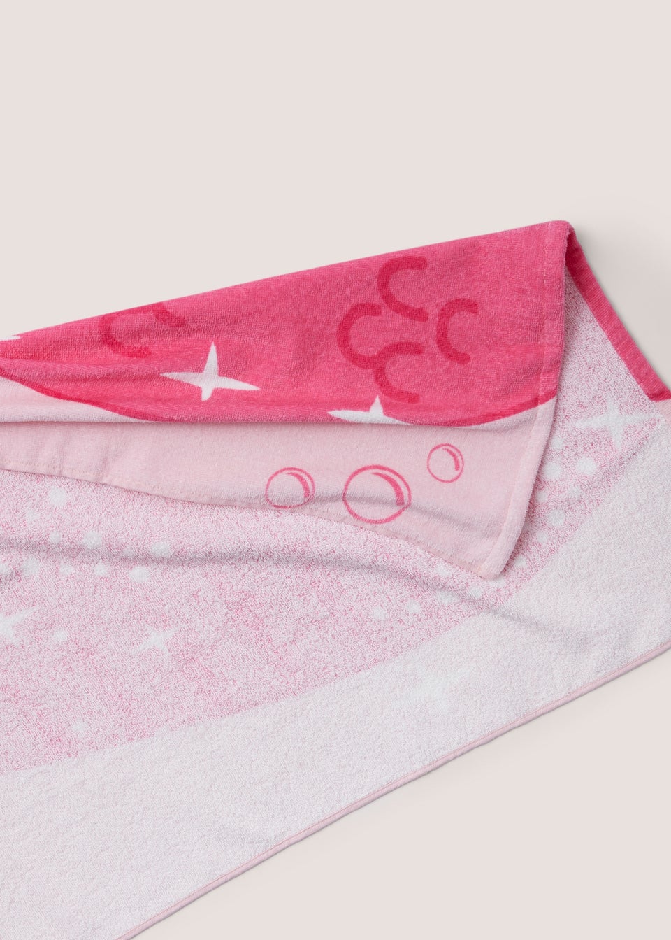 Pink Mermaid Print Towel (140cm x 70cm)
