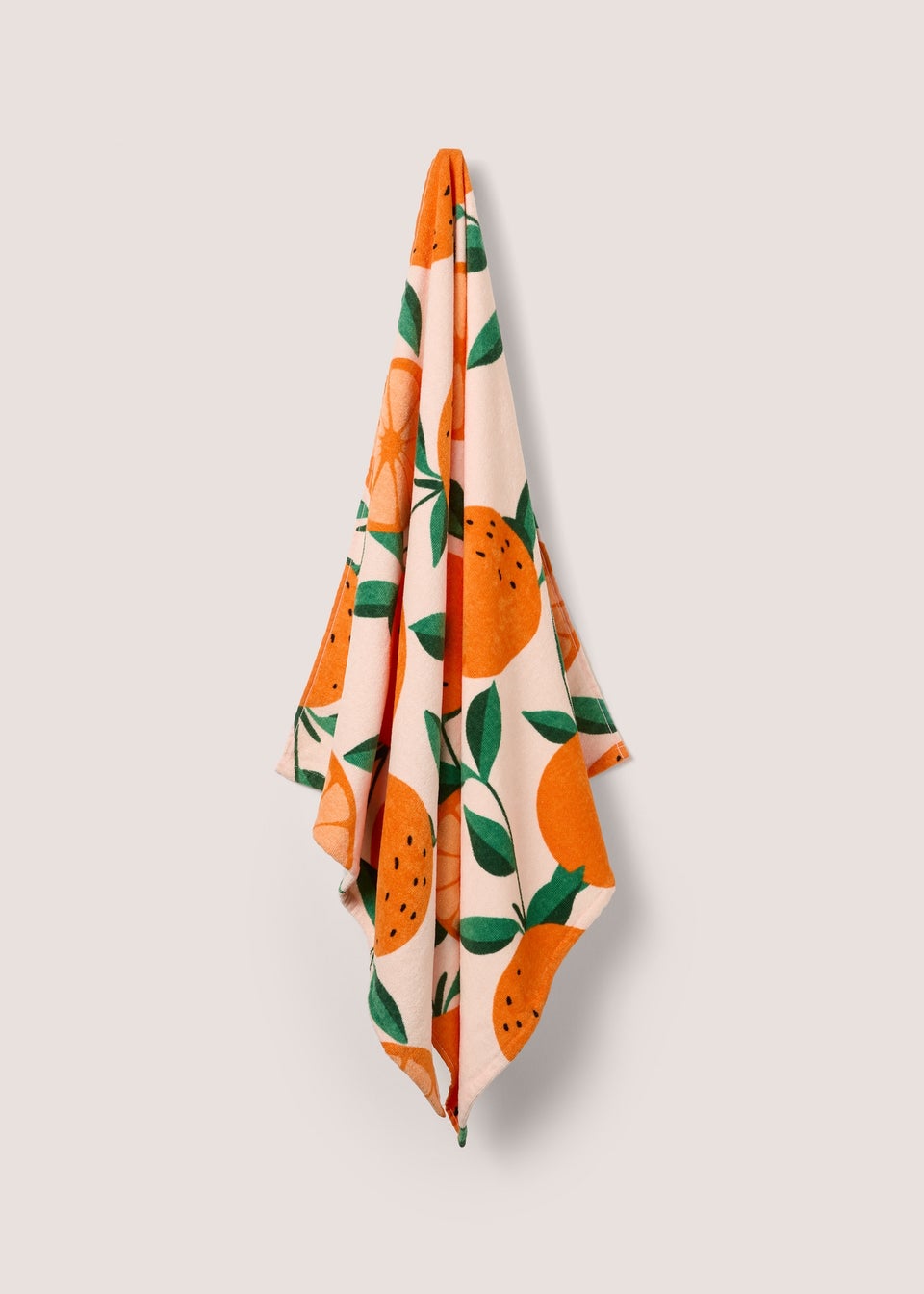 Orange Print Beach Towel (70cm x 140cm)
