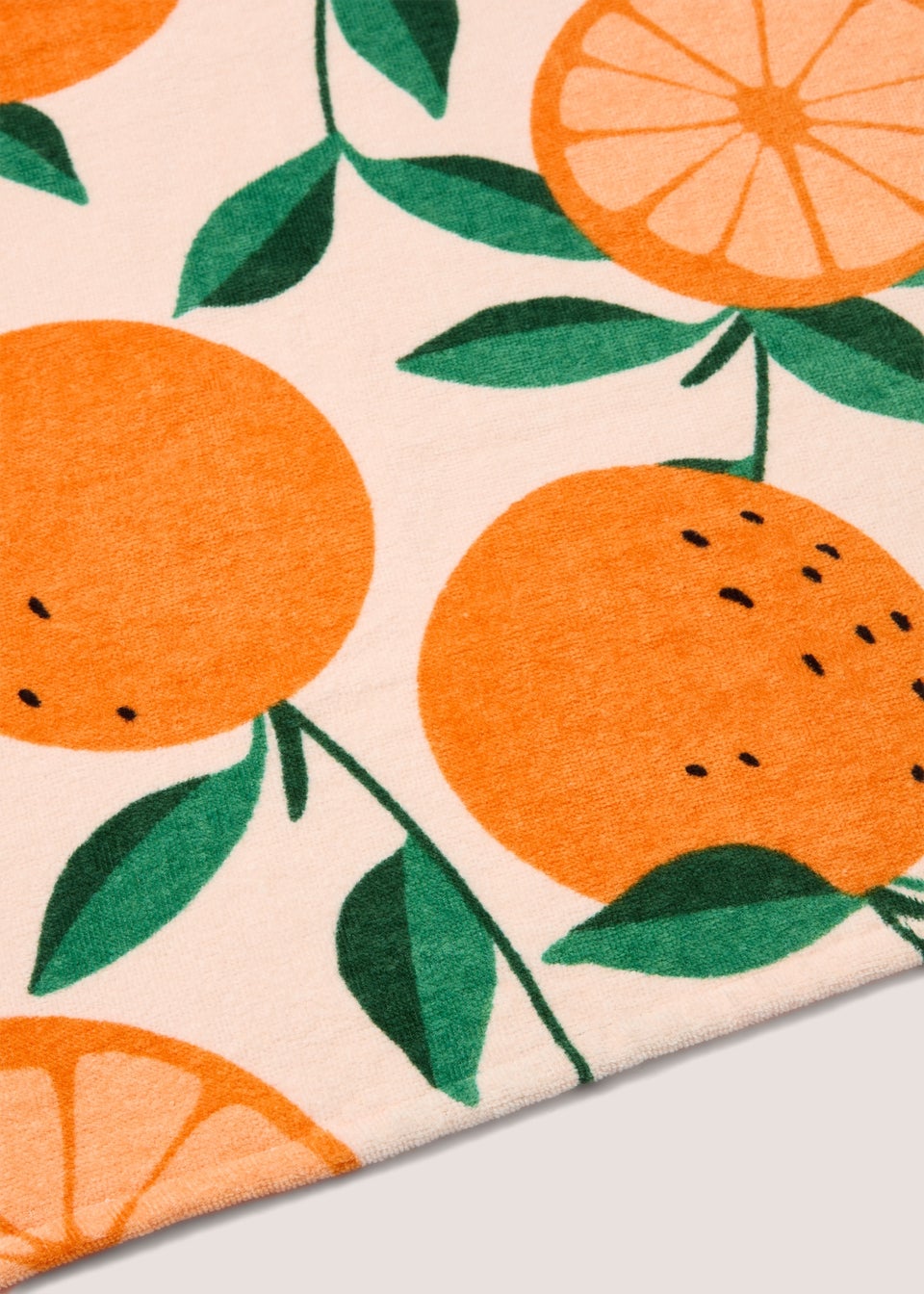 Orange Print Beach Towel (70cm x 140cm)