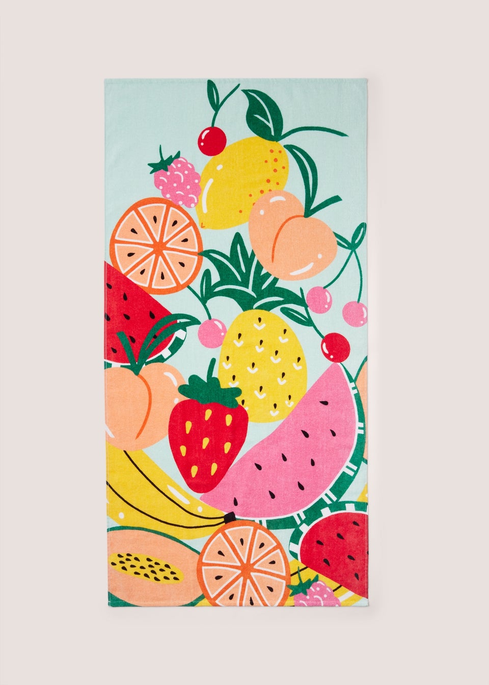 Fruit Print Beach Towel (70cm x 140cm)