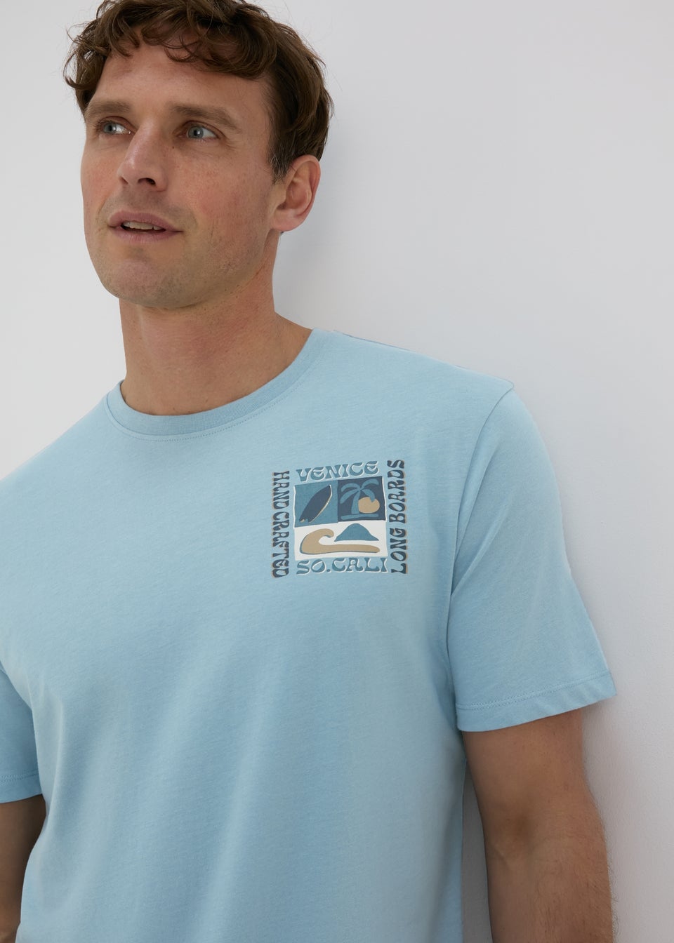 Light Blue Venice Cali T-Shirt