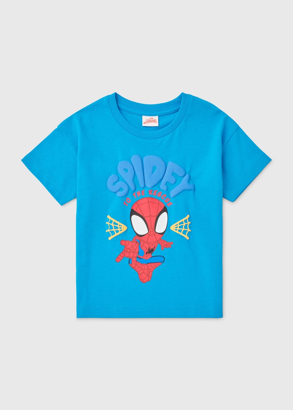 Marvel Boys Blue Spidey Rescue T-Shirt (9mths-6yrs)