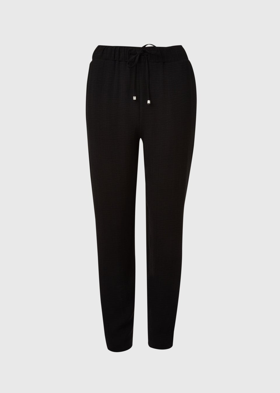 Black Light Weight Tapered Trousers