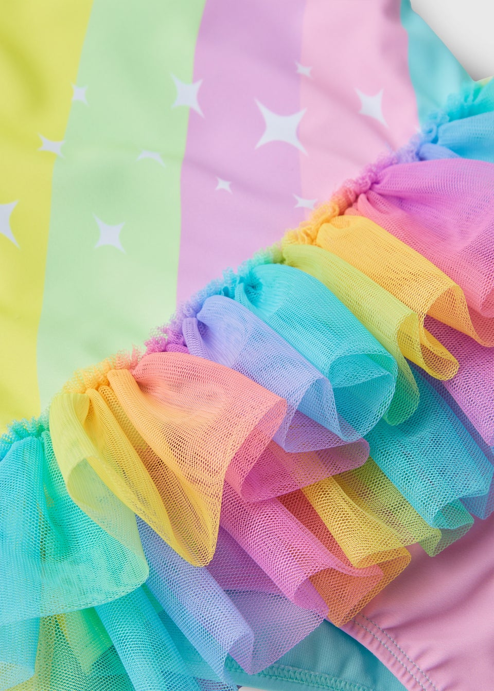 Girls Multicolour Rainbow Tutu Costume (1-7yrs)