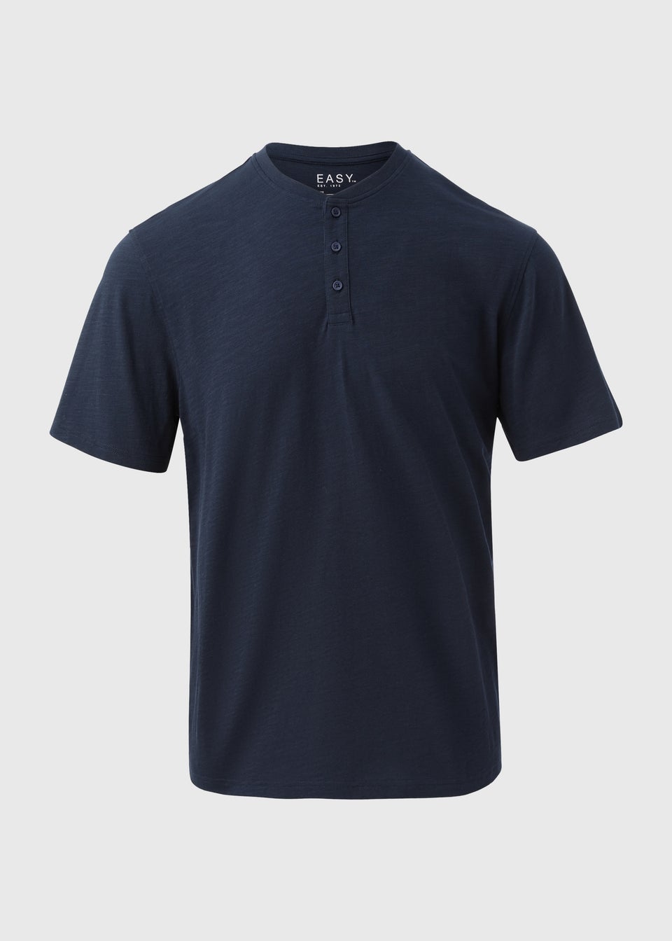Navy Grandad T-Shirt